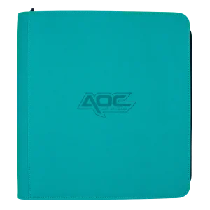 AOC - 12 Pocket Card  Side Loader Binder - Blue